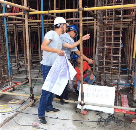 桂華分公司：堅守崗位，端午節(jié)建設(shè)工地不停歇