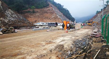 三分公司浦寨項(xiàng)目建設(shè)過年不停歇