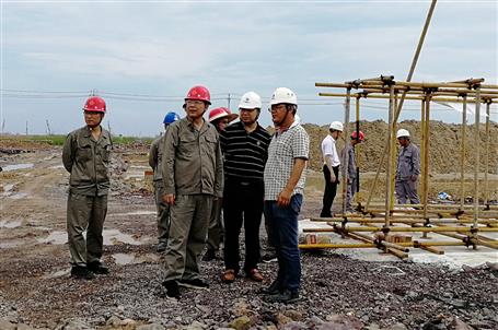 防城港鋼鐵基地項目：搶抓施工進度 確保工程質量