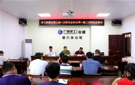 各分公司傳達(dá)集團(tuán)公司三屆一次及公司一屆二次職代會(huì)精神