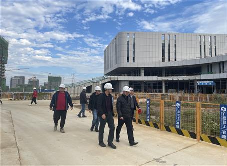 周善學到第十二分公司項目調(diào)研指導工作