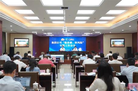 集團(tuán)公司“穩(wěn)業(yè)績(jī)、防風(fēng)險(xiǎn)”專題工作會(huì)議召開